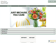 Tablet Screenshot of idriveapopkaflorist.com
